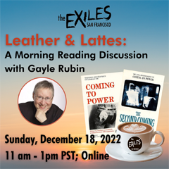 December Program: Leather & Lattes: A Morning Reading Discussion with Gayle Rubin