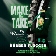 September: Make & Take: Rubber Floggers for Folsom